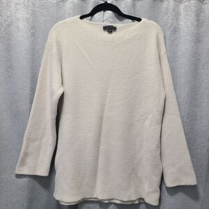 Ann Taylor Soft‎ Cozy Cream Pullover Sweater Size Small